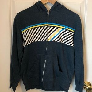 GUC Navy Zip-Up Hoodie Billabong